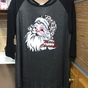 Santa Cheetah Christmas Shirts